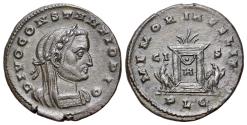 Ancient Coins - Divus Constantius I (died AD 306). Æ Nummus - Follis, Lugdunum, struck under Constantine I, 308-309.  NICE !!