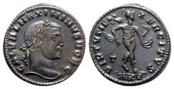 Ancient Coins - Maximinus II (Caesar, 305-309). Æ Follis - Cyzicus - R/ Mars