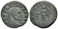 Ancient Coins - Severus II (Caesar, 305-306). Æ Follis. Rome, AD 305.  R/ MONETA