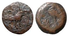 Ancient Coins - Egypt, Alexandria. Julio-Claudian period, perhaps under Gaius (Caligula), 1st century AD. Æ Dichalkon - Apis / Bull