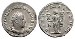 Ancient Coins - Valerian I (253-260). AR Antoninianus - Rome - R/ Fides