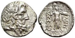 Ancient Coins - Thessaly, Thessalian League, late 2nd–mid 1st century BC. AR Stater. Ippolochos and Atrestides, magistrates. R/ Athena Itonia