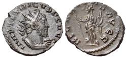 Ancient Coins - Tetricus I (AD 271-274). Æ Radiate / Antoninianus. Treveri, AD 273. R/ HILARITAS
