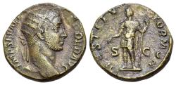 Ancient Coins - Severus Alexander, 222-235. Orichalcum Dupondius, Rome, 228.