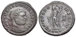 Ancient Coins - Maximianus (AD 286-305). Æ Follis. Antioch. R/ GENIO POPVLI ROMANI