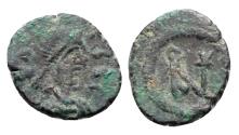 Ancient Coins - Anastasius I (491-518). Æ Nummus. Constantinople, 491-498. R/ MONOGRAM