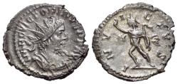Ancient Coins - Victorinus (Romano-Gallic Emperor, AD 269-271). BI Antoninianus. R/ SOL