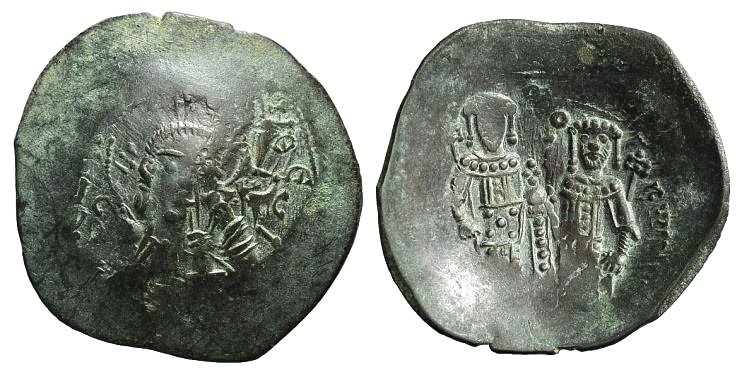 Alexius III Angelus ad 1195-1203 Bi Aspron trachy Imperio bizantino Ngc Vf 