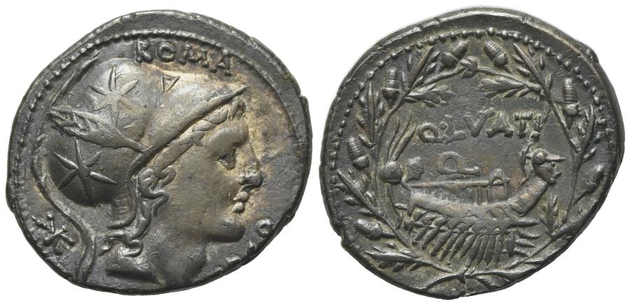 ROME REPUBLIC Q. Lutatius Cerco, Rome, 109-108 BC. AR Denarius ...