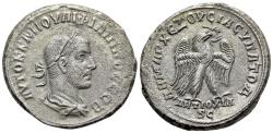 Ancient Coins - Trajan Decius (AD 249-251). Seleucis and Pieria, Antioch. AR Tetradrachm. AD 250-1. R/ EAGLE