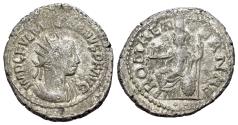 Ancient Coins - Quietus. (Usurper, AD 260-261). BI Antoninianus. Samosata mint. R/ ROMA SEATED