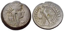 Ancient Coins - PTOLEMAIC KINGS of EGYPT. Ptolemy VI Philometor. Circa 180-145 BC. Æ 27mm. Alexandreia mint.