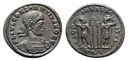 Ancient Coins - Constantine II (Caesar, 316-337). Æ Follis - Lugdunum