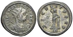 Ancient Coins - Tacitus (AD 275-276). Antoninianus. Ticinum, AD 276. R/ SECURITAS