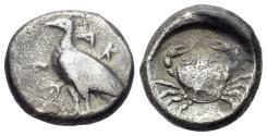 Ancient Coins - Sicily, Akragas, c. 480/478-470 BC. AR Didrachm. EAGLE / CRAB