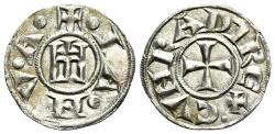 Ancient Coins - Crusader ITALY. Genova (Genoa), Republic, c. 1139-1339. AR Denaro