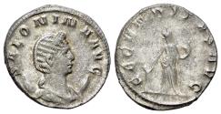 Ancient Coins - Salonina (254-268). AR Antoninianus. Rome. Bust of Salonina. R/ FECVNDITAS AVG.