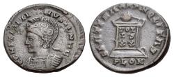 Ancient Coins - Constantine II. As Caesar, AD 316-337. Æ Follis. Londinium (London) mint. Struck under Constantine I, circa AD 321-323.