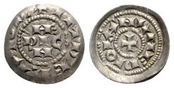 World Coins - Italy, Milano, Enrico III-V (1039-1125). BI Denaro Scodellato