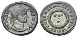 Ancient Coins - Crispus (Caesar, AD 316-326) Æ Follis. Siscia, 320-321. Ex Seaby, 1956