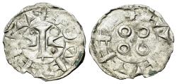 World Coins - France, Melgueil. Uncertain Count or Bishop, 13th century. BI Denier. Maguelonne.