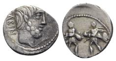 Ancient Coins - L. Titurius L.f. Sabinus, Rome, 89 BC. AR Denarius