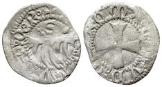 World Coins - Italy, Rome. Senate, c. 13th-14th century. BI Denaro Provisino. Comb; S above. R/ Cross