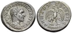 Ancient Coins - Philip I (244-249). Seleucis and Pieria, Antioch. AR Tetradrachm. Rome, AD 246. R/ EAGLE