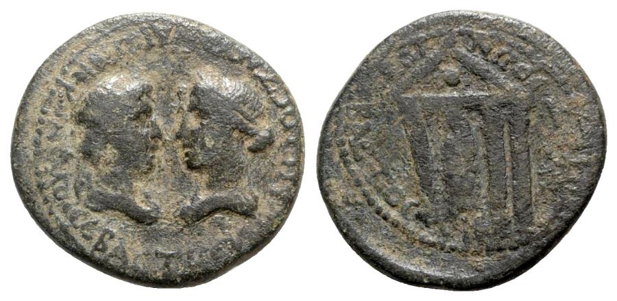 Tiberius and Julia Augusta (Livia, AD 14-37). Ionia, Smyrna. Æ - P ...