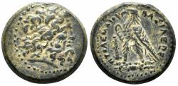 Ancient Coins - Ptolemaic Kings of Egypt, Ptolemy III Euergetes (246-222 BC). Æ Dichalkon - Tyre