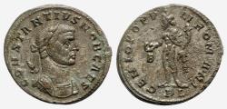 Ancient Coins - Constantius I (Caesar, 293-305). Æ Follis - Lugdunum