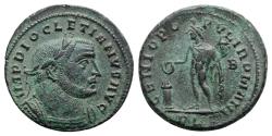 Ancient Coins - Diocletian (284-305). Æ Follis - Lugdunum