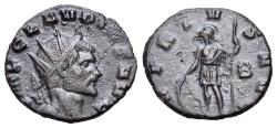 Ancient Coins - Claudius II Gothicus (AD 268-270). BI Antoninianus. Rome, AD 270. R/ VIRTUS