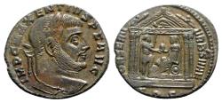 Ancient Coins - Maxentius (307-312). Æ Follis - Aquileia