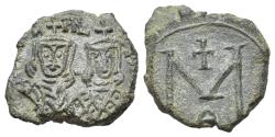 Ancient Coins - Michael II and Theophilus (820-829). Æ 40 Nummi. Syracuse, 821-9.