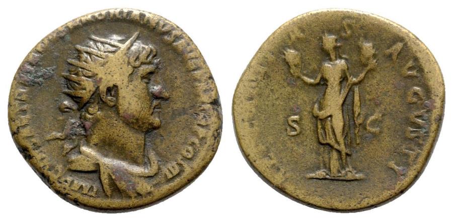 Hadrian (117-138). Æ Dupondius - R/ Aeternitas | Roman Imperial Coins