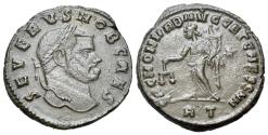 Ancient Coins - Severus II (as Caesar, 305-306). AE Follis, Rome, circa 305. R/ MONETA