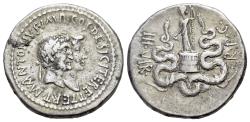 Ancient Coins - Marc Antony (Marcus Antonius), as Imperator and Triumvir (43-30 BC), with Octavia AR Cistophoric Tetradrachm. Ephesus, Ionia. Circa 39