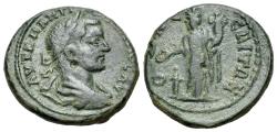 Ancient Coins - Moesia Inferior, Odessus. Gordian III (238–244). Æ. Laureate, draped and cuirassed bust of Gordian III r., seen from rear. R/Homonoia standing l.