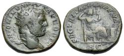 Ancient Coins - Caracalla (AD 198-217). Æ Dupondius. Rome mint. Struck AD 212-213. R/ Securitas seated