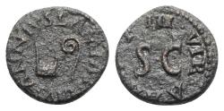 Ancient Coins - Augustus (27 BC-AD 14). Æ Quadrans - Lamia, Silius, Annius, moneyers