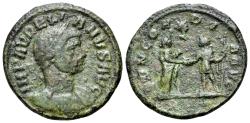 Ancient Coins - Aurelian (AD 270-275). Æ As. Rome, AD 275.  R/ Severina and Aurelian