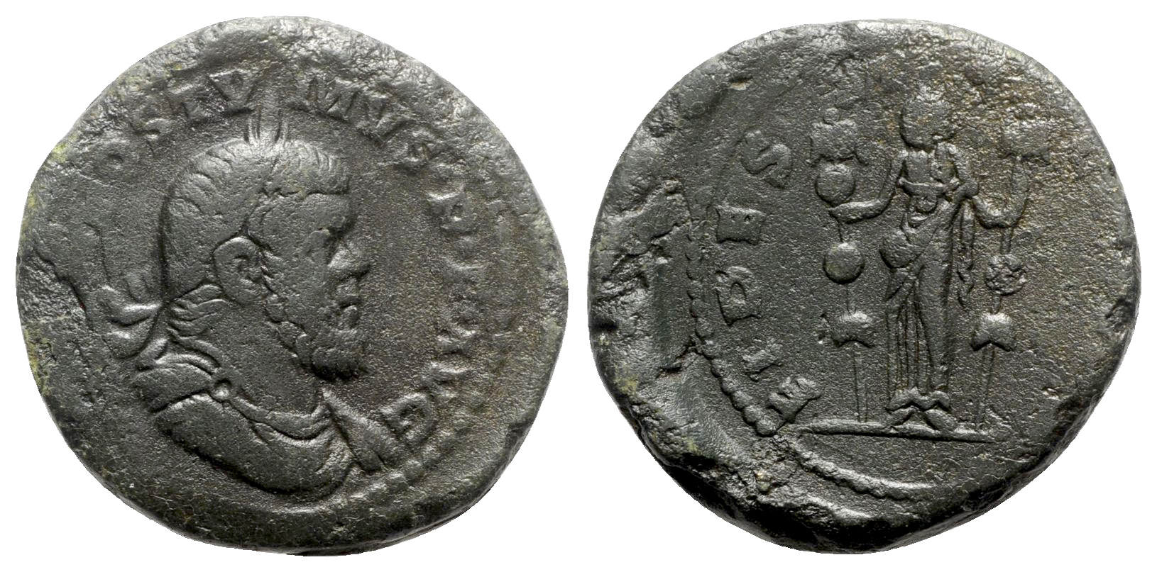 Postumus (260-269). Æ Sestertius - Treveri - R/ Fides | Roman Imperial ...