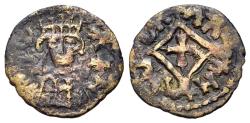 Ancient Coins - AXUM. Hataz (Hethasa). (600-circa 620). Æ 16mm. R/ Cross within lozenge.