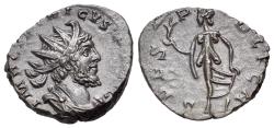 Ancient Coins - Victorinus (Romano-Gallic Emperor, AD 269-271). Æ Radiate / Antoninianus. Treveri, AD 271. R/ SPES