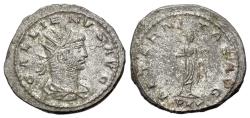 Ancient Coins - Gallienus (253-268). BI Antoninianus. Antioch. R/ SATURN
