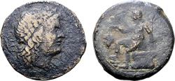 Ancient Coins - ITALY. Apulia, Venusia Circa 210-200 BC. Æ Nummus VERY RARE