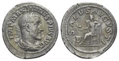 Ancient Coins - ROME REPUBLIC Maximinus I (235-238). AR Denarius R/ SALUS