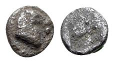 Ancient Coins - Asia Minor, Uncertain, c. 600-550 BC. AR Hemiobol