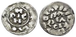 World Coins - CRUSADER Italy, Pavia. Enrico II di Franconia (1046-1056). AR Denaro. HE/RIC/N  - R/ PA PIA CI